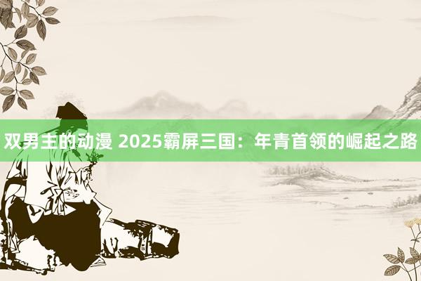 双男主的动漫 2025霸屏三国：年青首领的崛起之路
