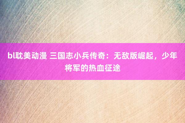 bl耽美动漫 三国志小兵传奇：无敌版崛起，少年将军的热血征途