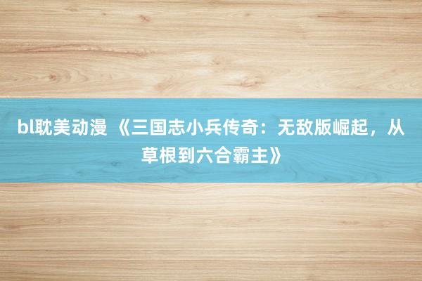 bl耽美动漫 《三国志小兵传奇：无敌版崛起，从草根到六合霸主》